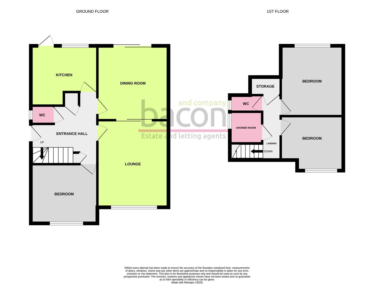 Floor Plan | Chalet - Semi Detached | Melrose Avenue, Worthing | For Sale